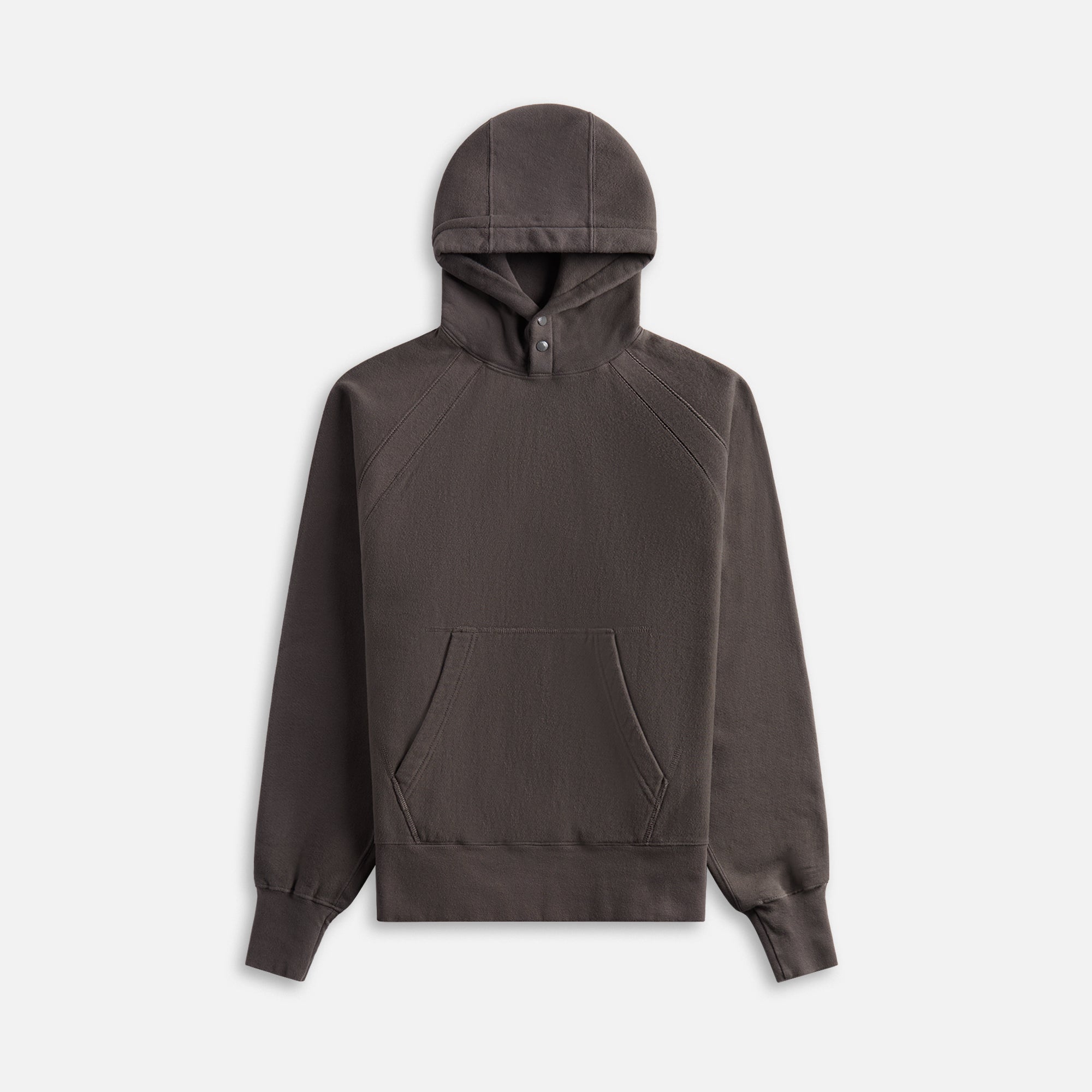 Engineered Garments Raglan Hoody Graphite - Brown – Kith