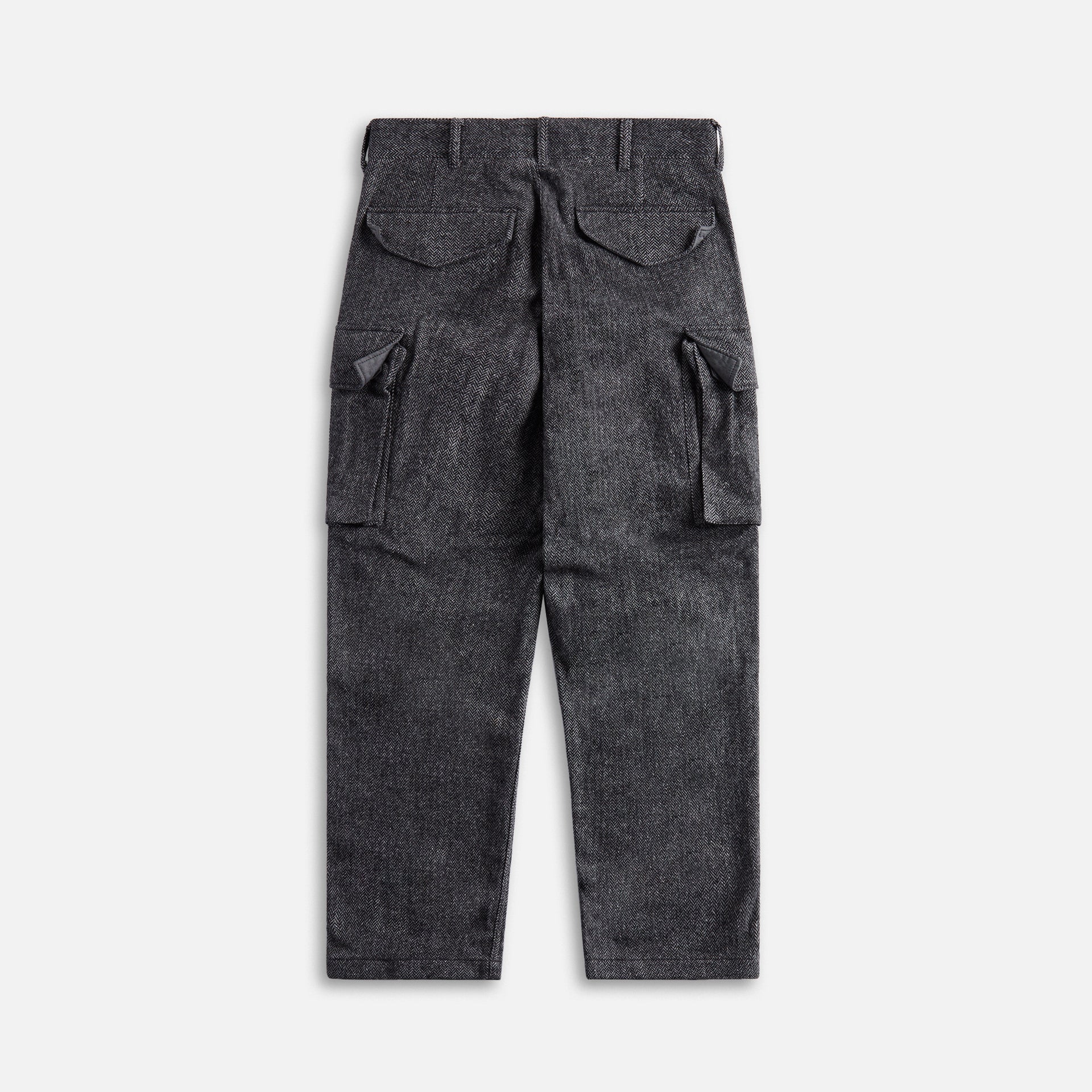 Engineered Garments Grey Poly Wool Herringbone Pant - Grey