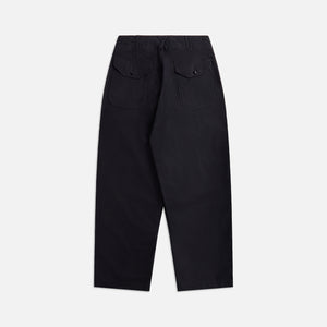 Engineered Garments Over Pant Black Cotton Brushed Hb - Black