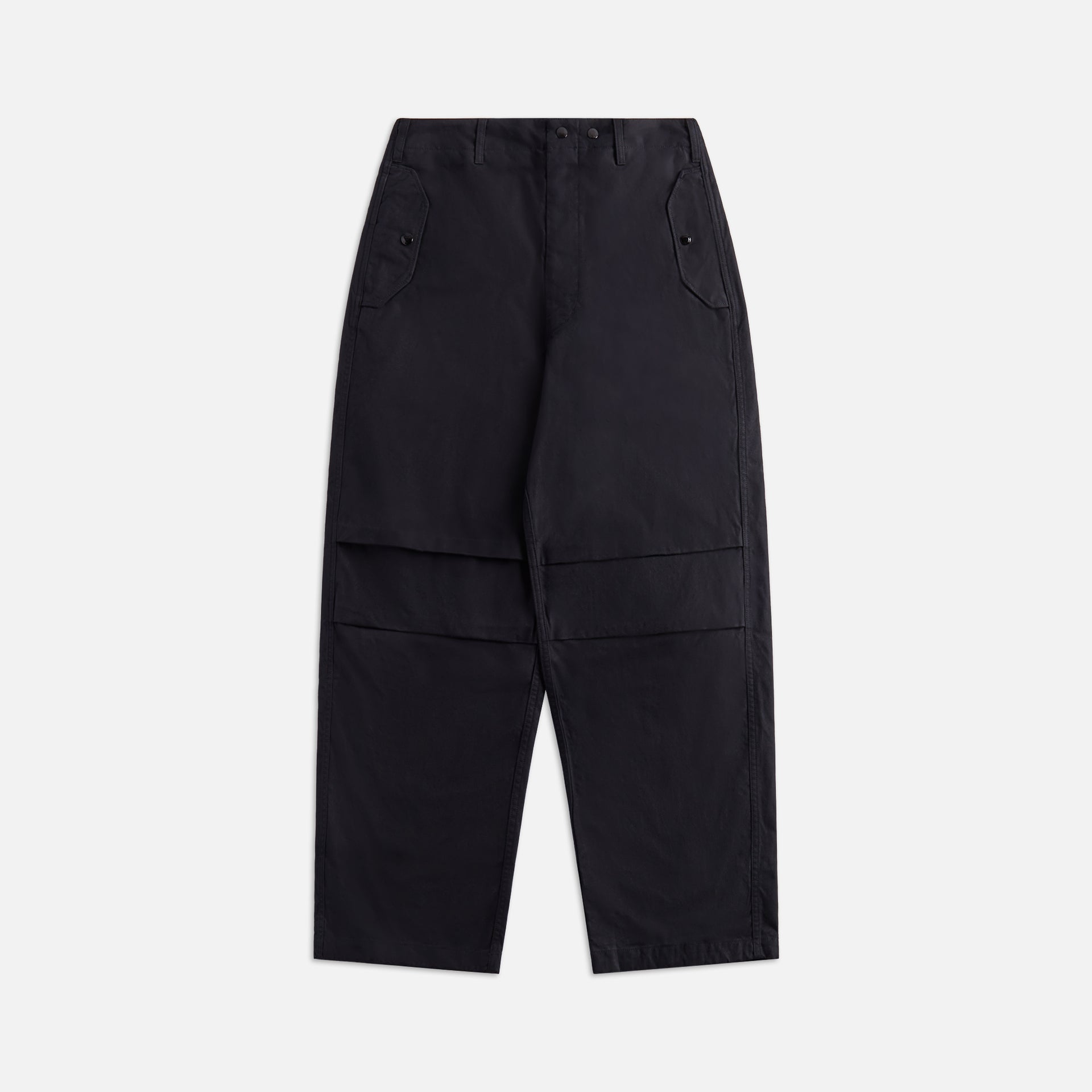 Engineered Garments Over Pant Black Cotton Brushed Hb - Black