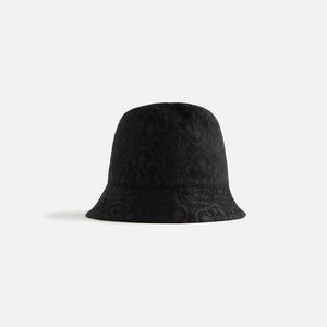 Engineered Garments Crest Floral Jacquard Cap - Black