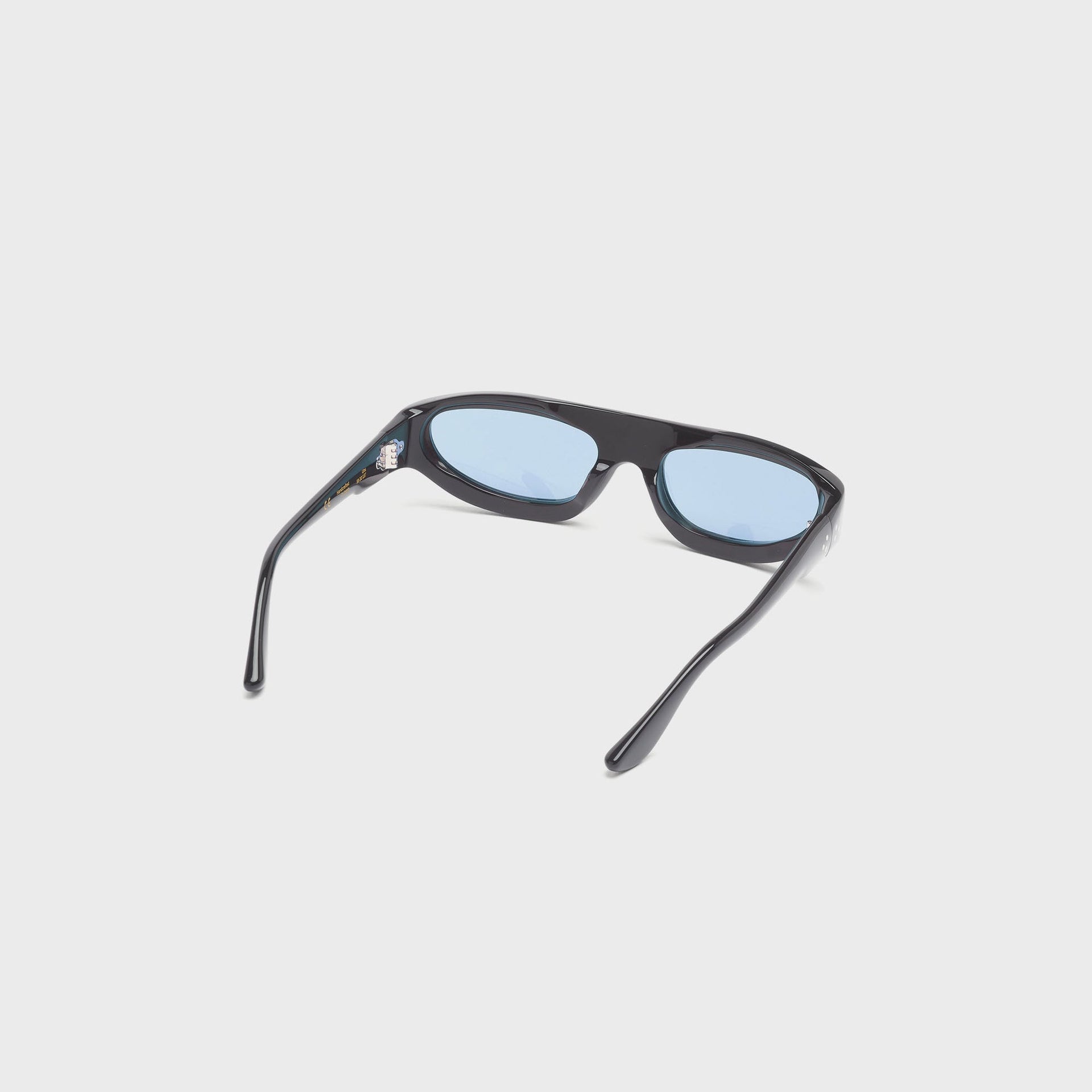 Port Tanger Uns in Black Acetate / Blue Lens