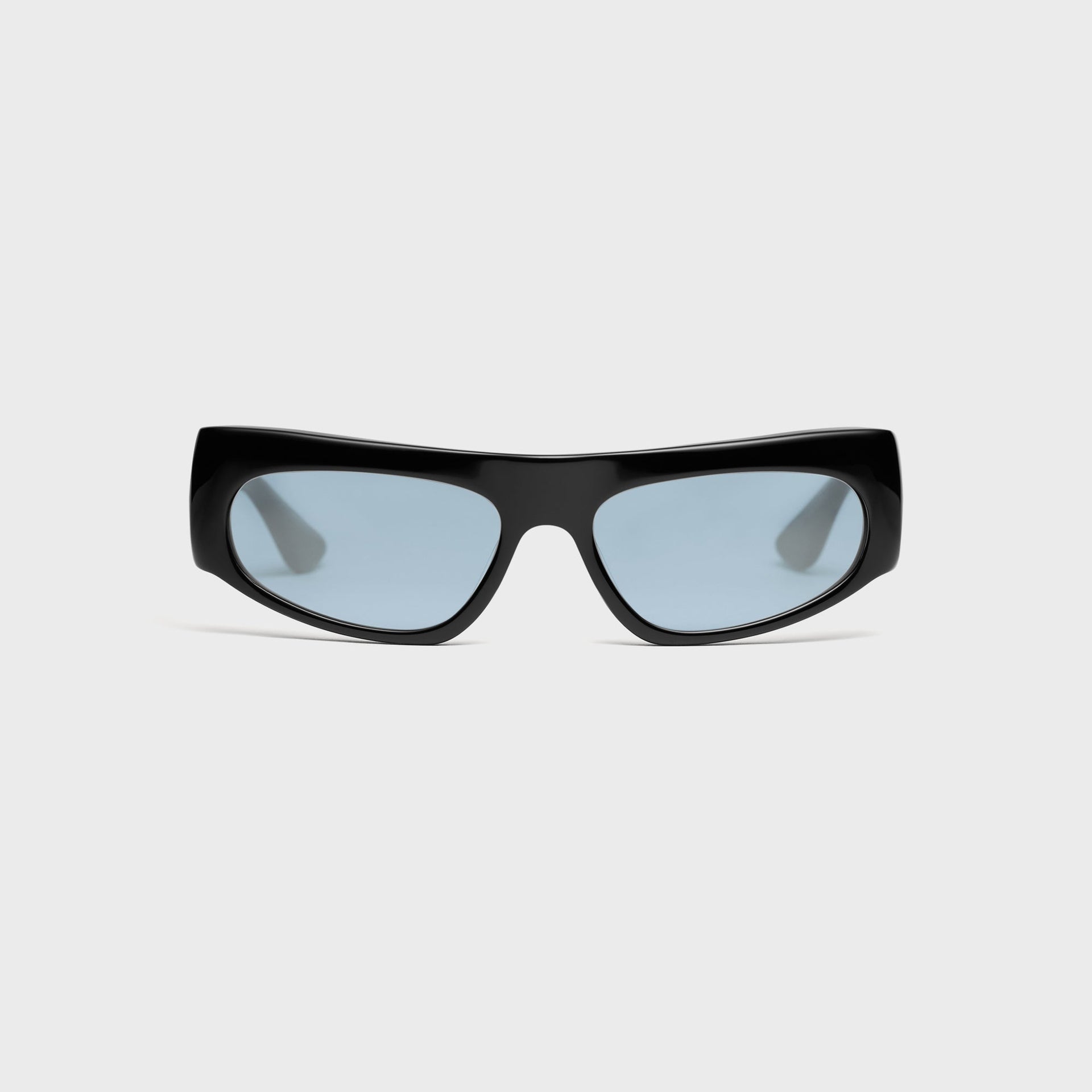 Port Tanger Elin Frame Sunglasses - Black / Blue Lens