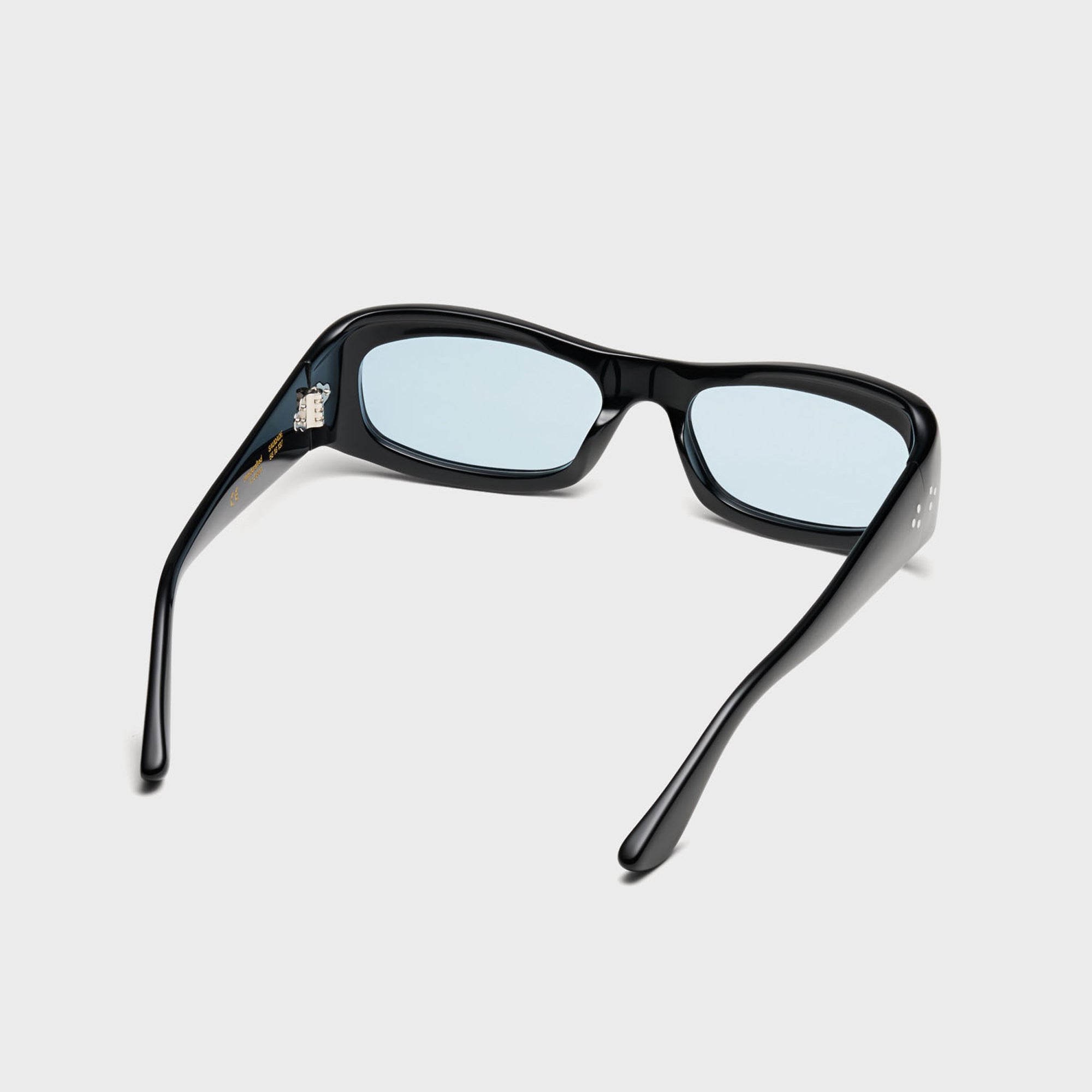 H*l様 PORT TANGER SAUDADE sunglasses Port Tanger Saudade Sunglasses - Black / Blue Lens – Kith