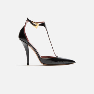 Paris Texas Jessica T-Strap Pump 105 - Black