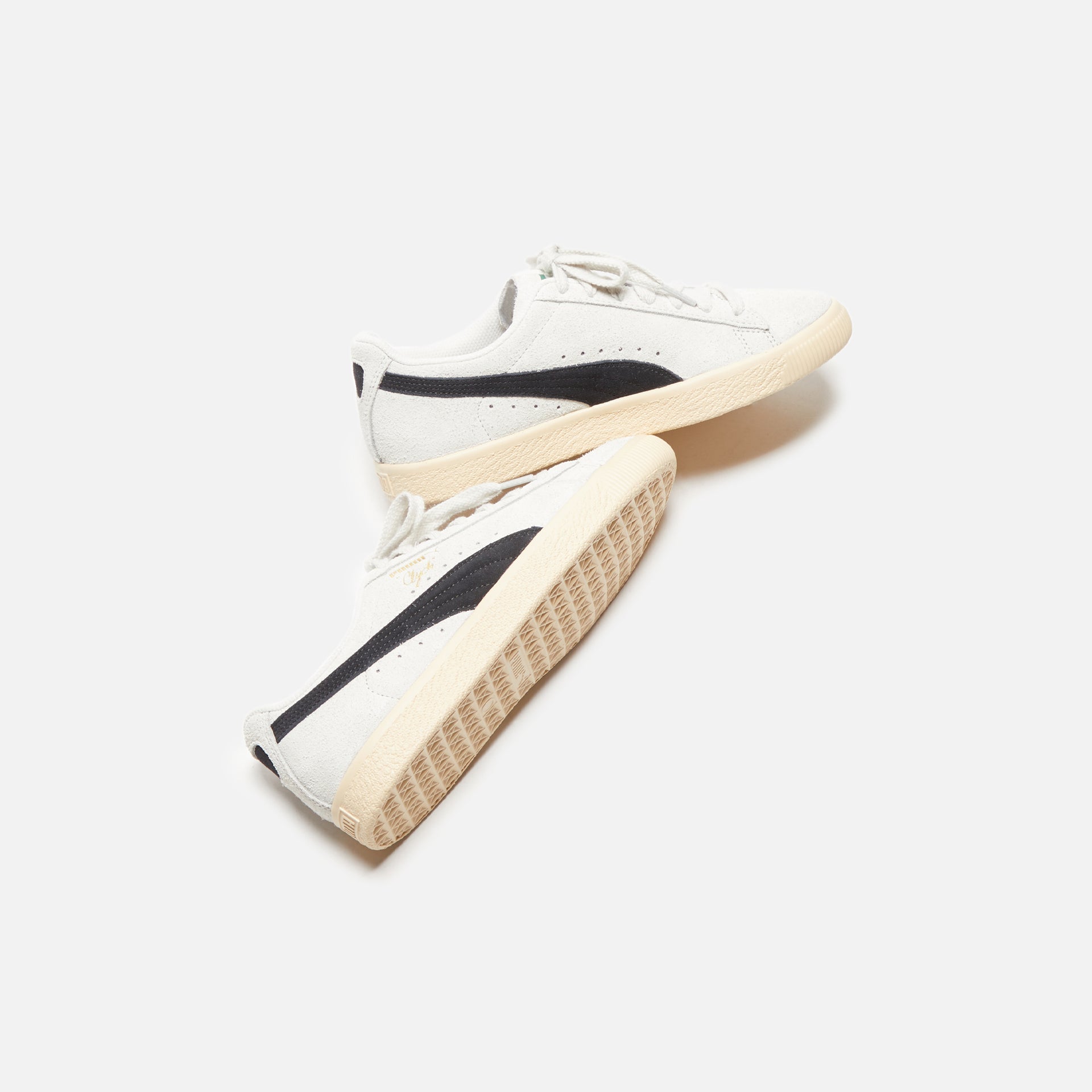 Puma Clyde Hairy Suede Teasel - Sedate Gray / Cashew