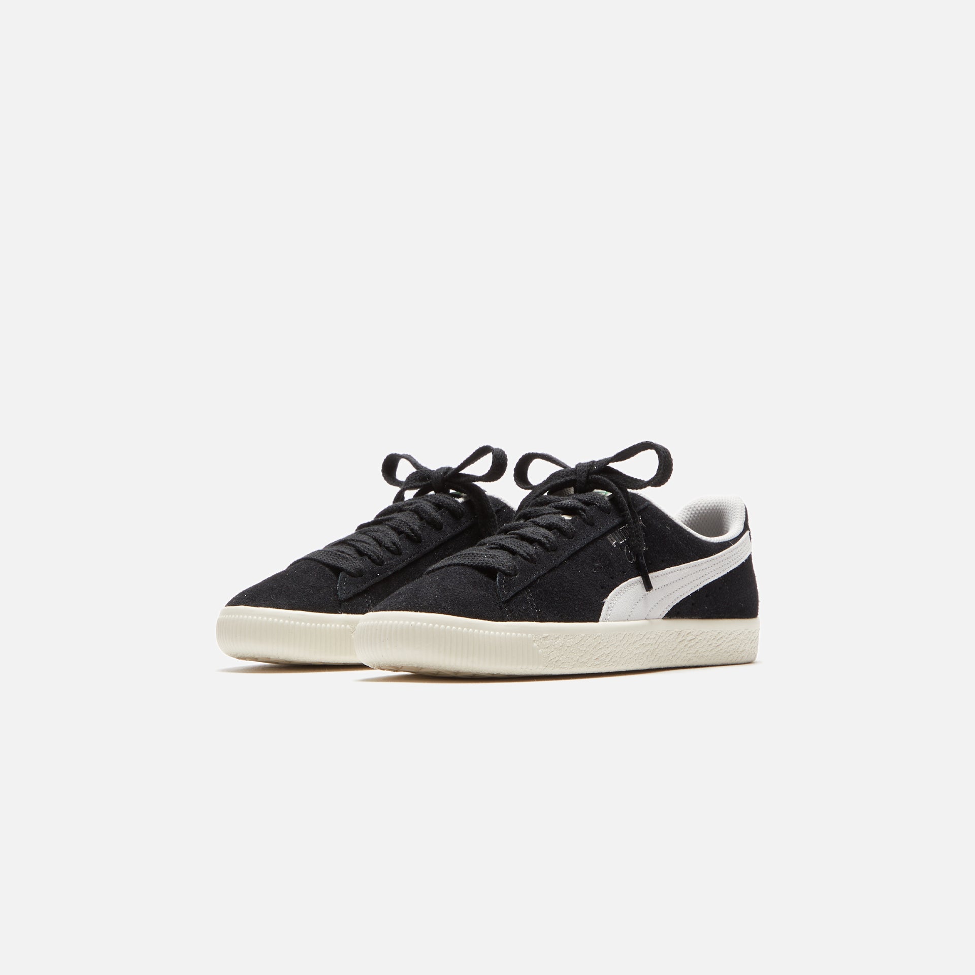 Puma Clyde Hairy Suede Teasel - Black
