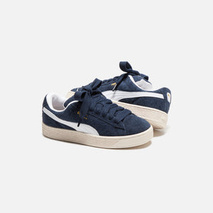 Puma Suede XL Hairy Club - Navy / Frosted Ivory