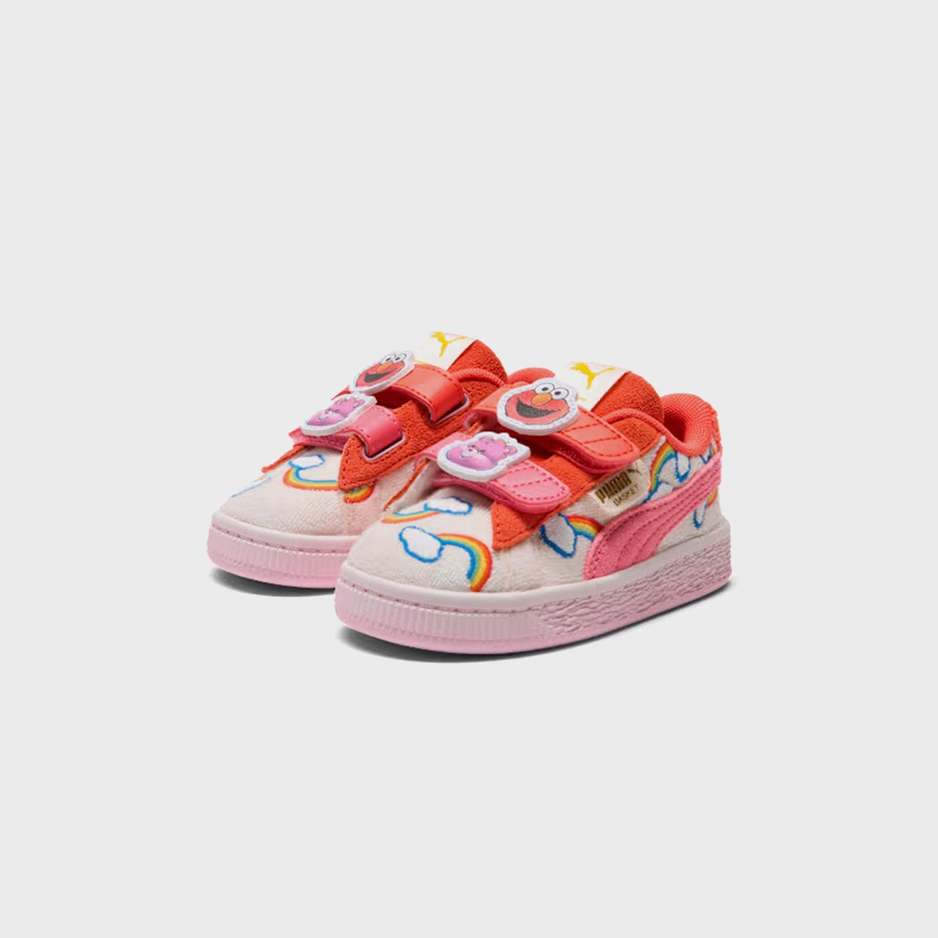 PUMA x Care Bears x Sesame Street TD Basket - Frosted Ivory / Red Glamour / Pearl Pink
