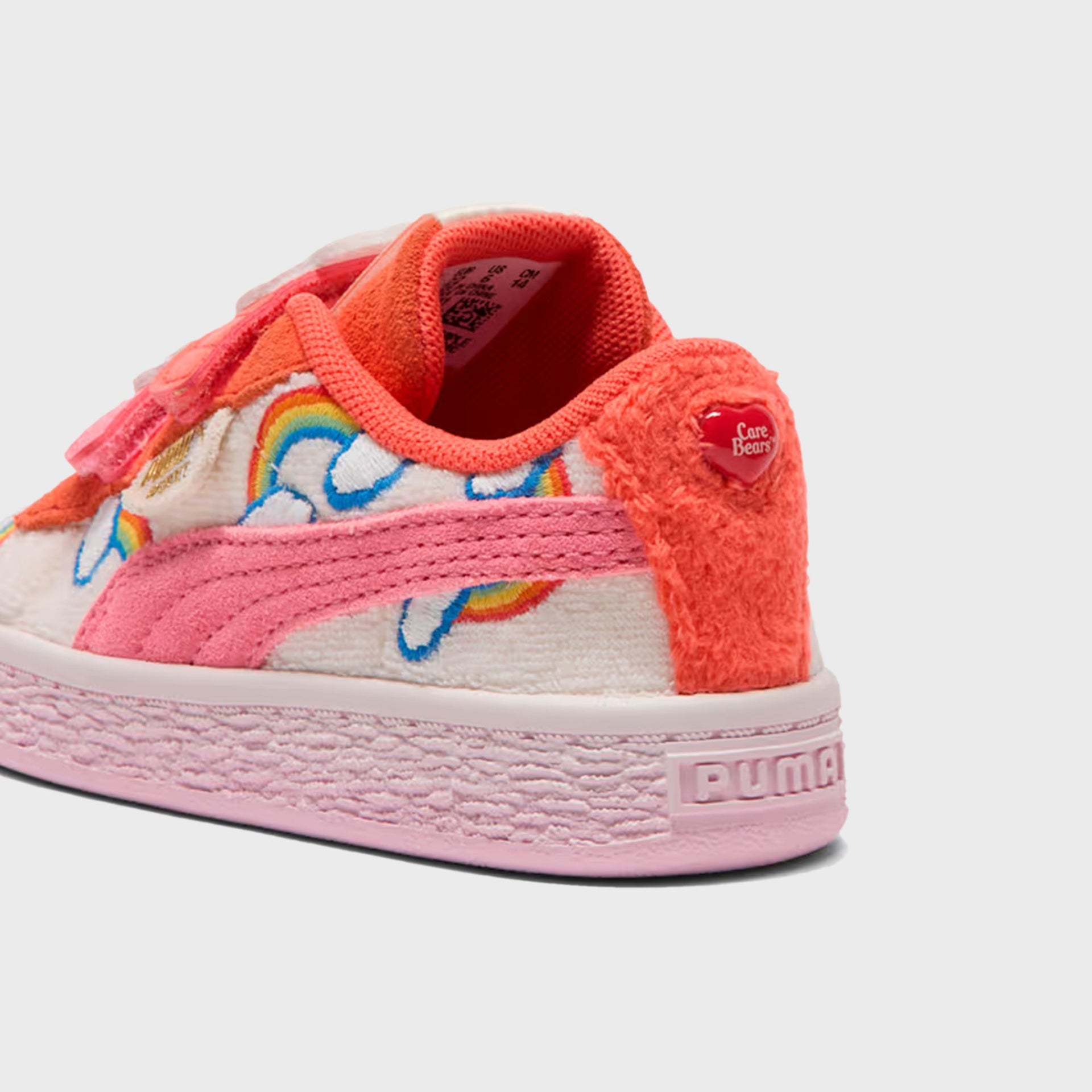 PUMA x Care Bears x Sesame Street PS Basket - Frosted Ivory / Red Glamour / Pearl Pink