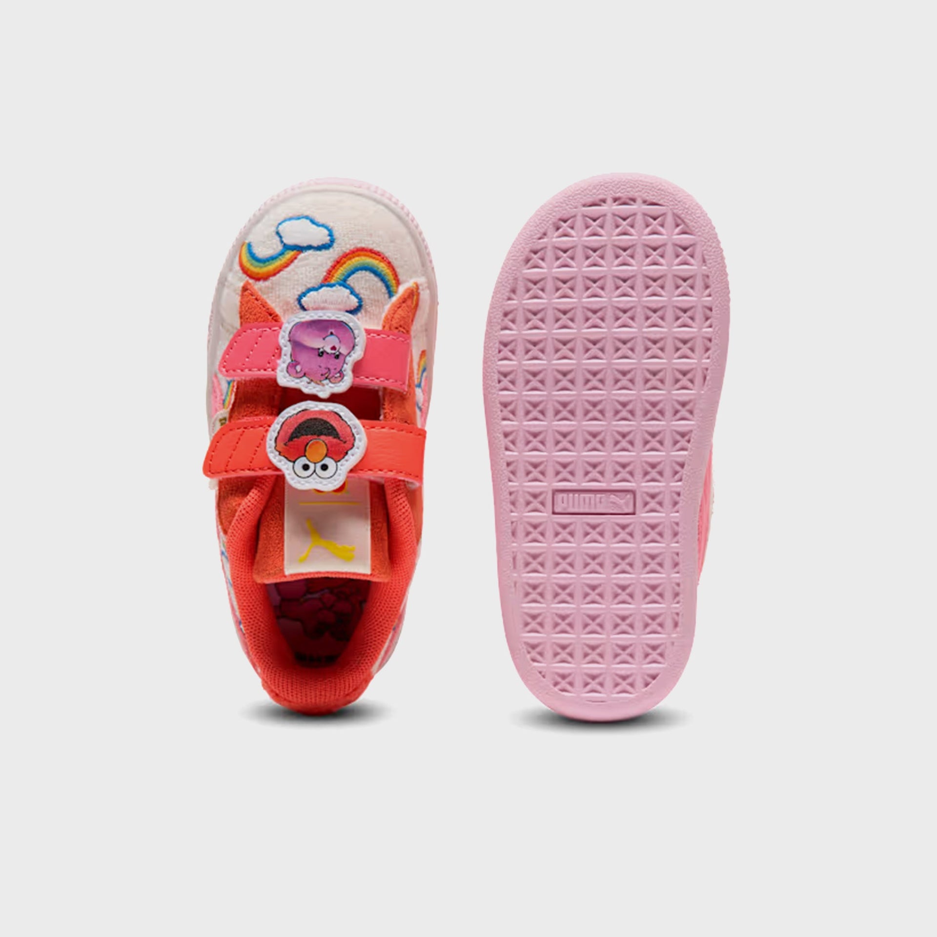 PUMA x Care Bears x Sesame Street TD Basket - Frosted Ivory / Red Glamour / Pearl Pink