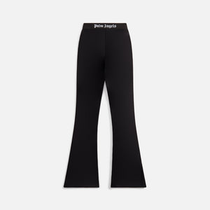Palm Angels Logo Tape Flare Sweatpants - Black