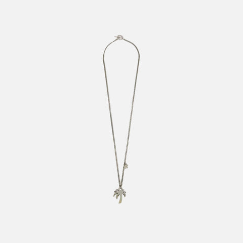 Palm Angels Palm Charm Necklace - Silver