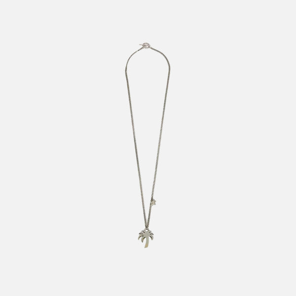 Palm Angels Monogram Chain Necklace - Silver - One Size