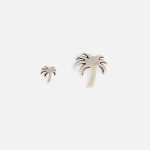 Palm Angels Palm Strass Earrings - Silver