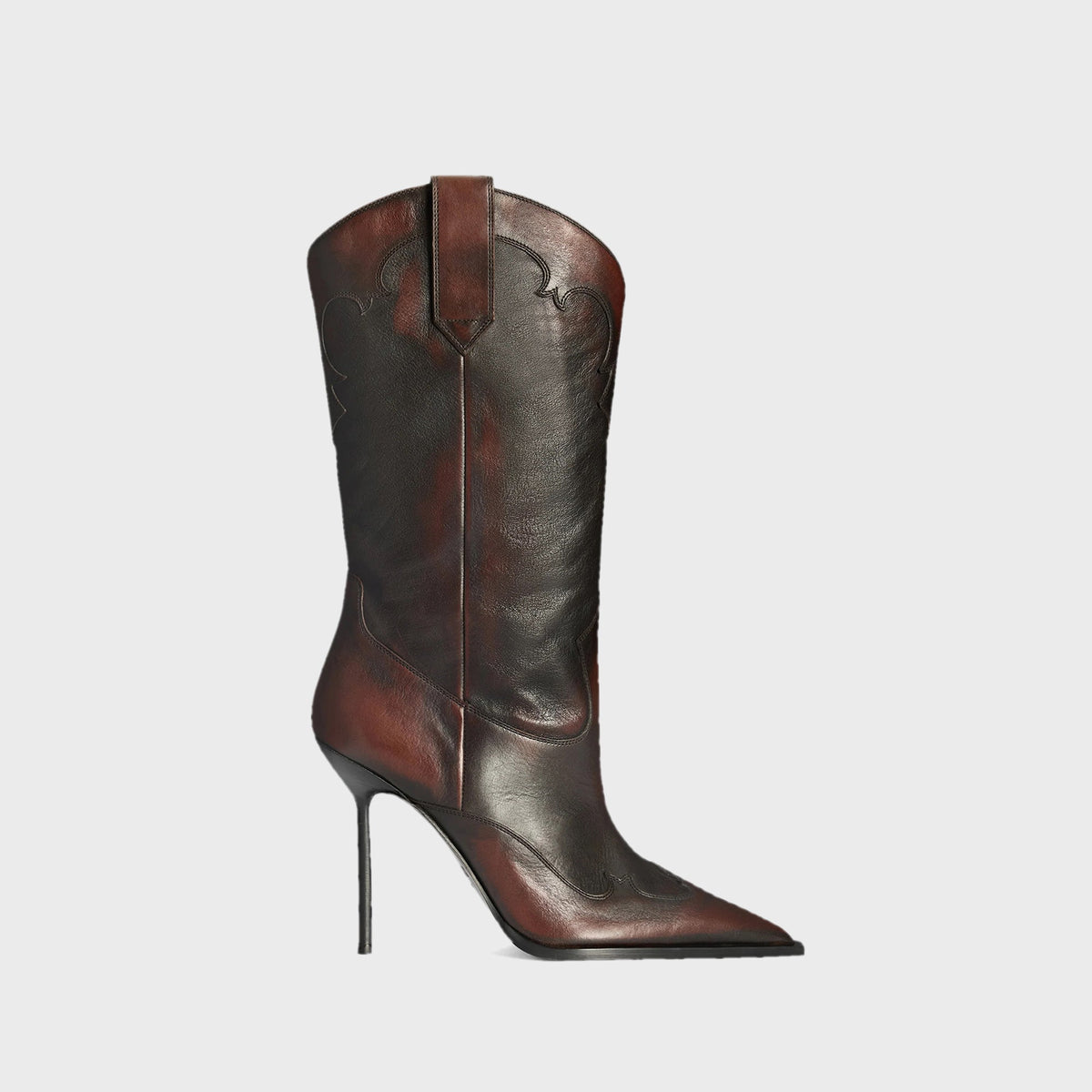 Paris Texas Lidia Western Boot - Rouge Noir