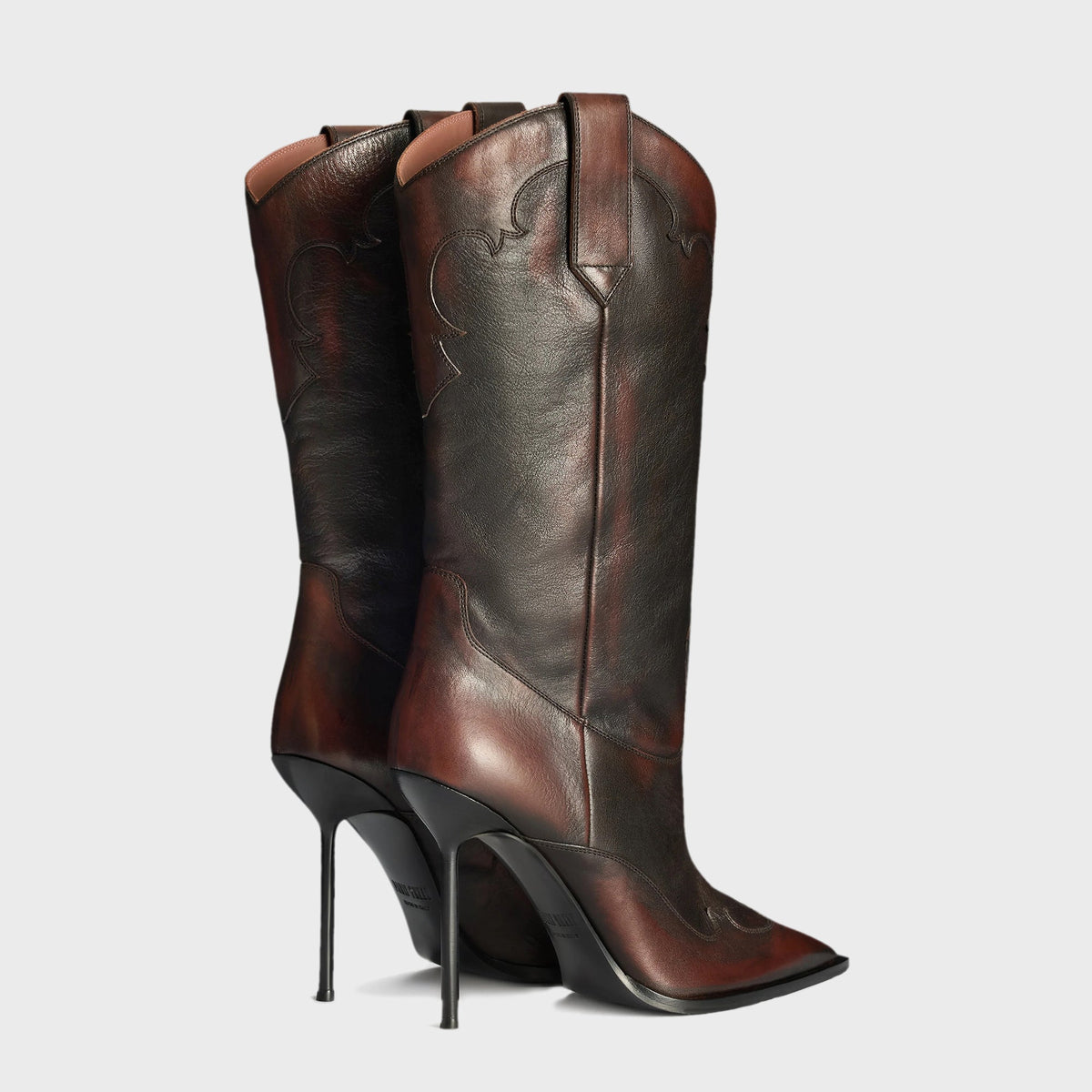 Paris Texas Lidia Western Boot - Rouge Noir