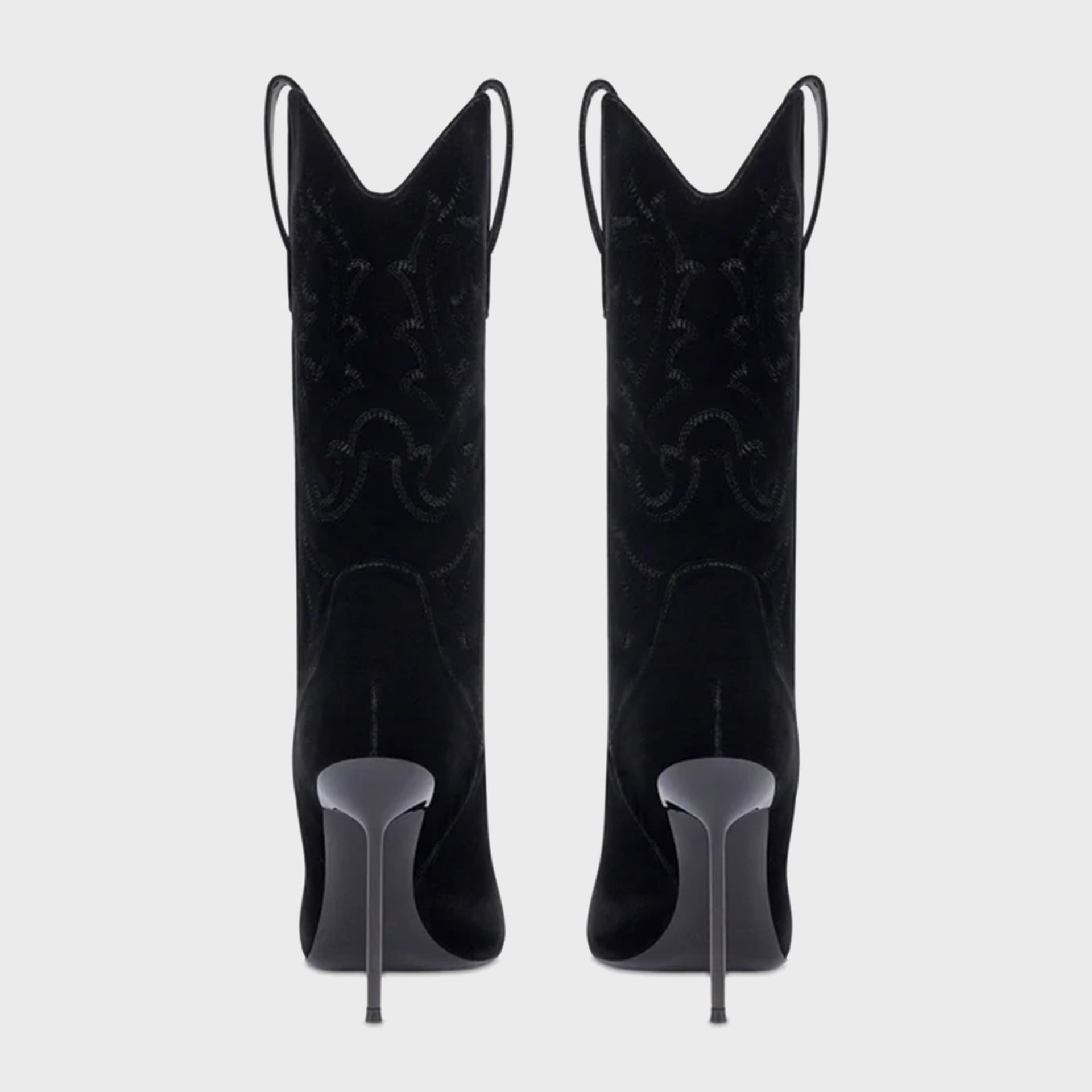 Paris Texas Lidia Western Embroidered Boot 105 - Black