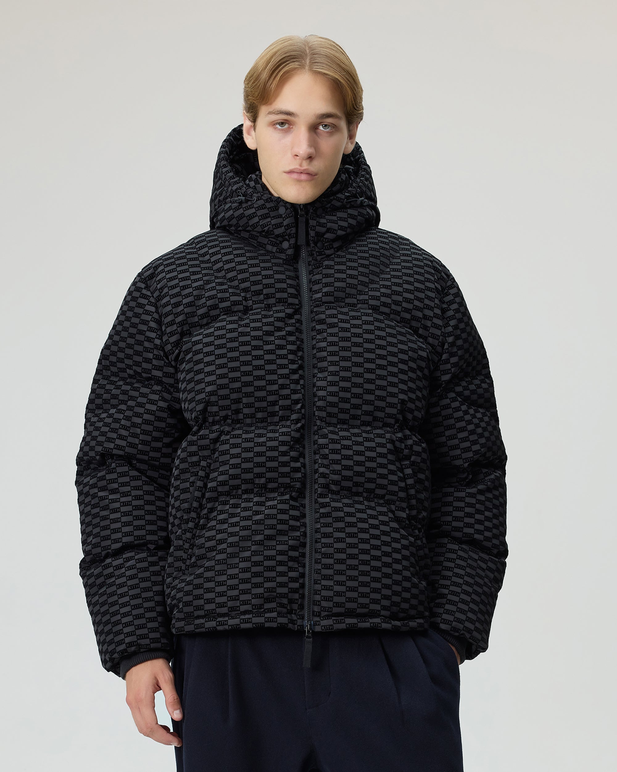 KITH◆ジャケット/L/アクリル/GRY/無地 KITH◇ジャケット⁄L⁄アクリル⁄GRY⁄無地⁄⁄