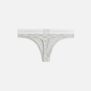 UrlfreezeShops Women for Calvin Klein Thong - Light Heather Grey