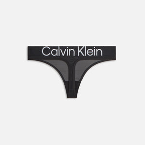 UrlfreezeShops Women for Calvin Klein Mesh Thong - Black