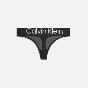 UrlfreezeShops Women for Calvin Klein Mesh Thong - Black