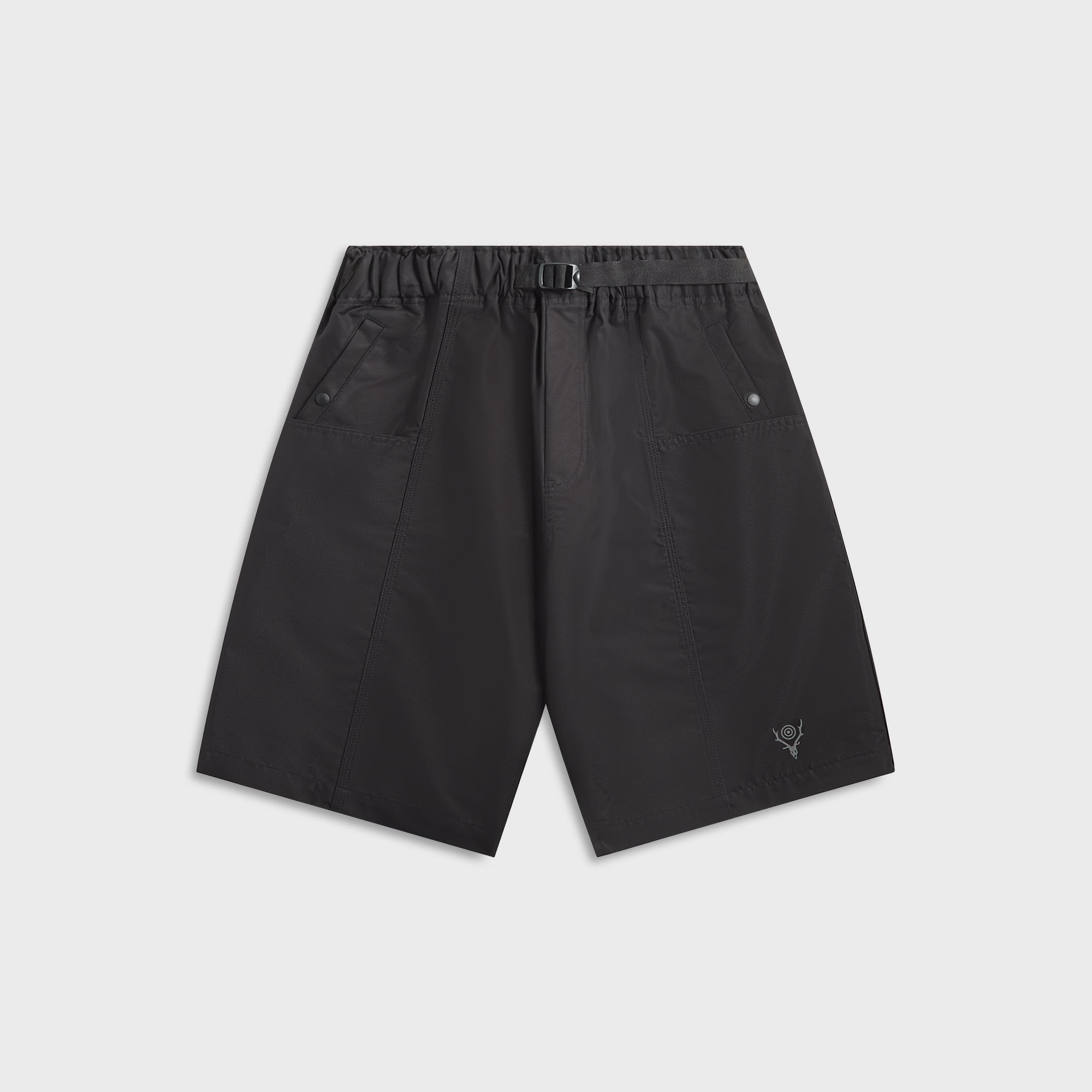 Belted C.S.Short - Black - Nylon Taffeta | Nepenthes New York