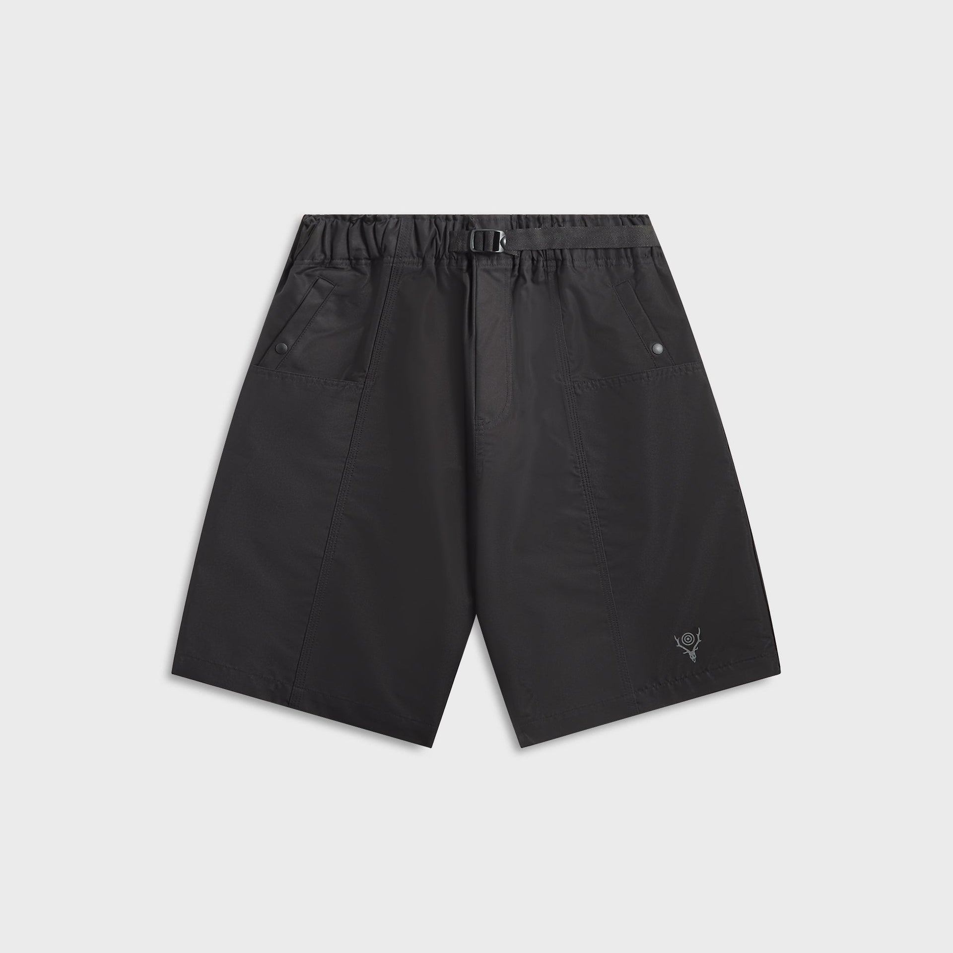 South2 West8 C/PE Twill Belted C.S.Short in Black