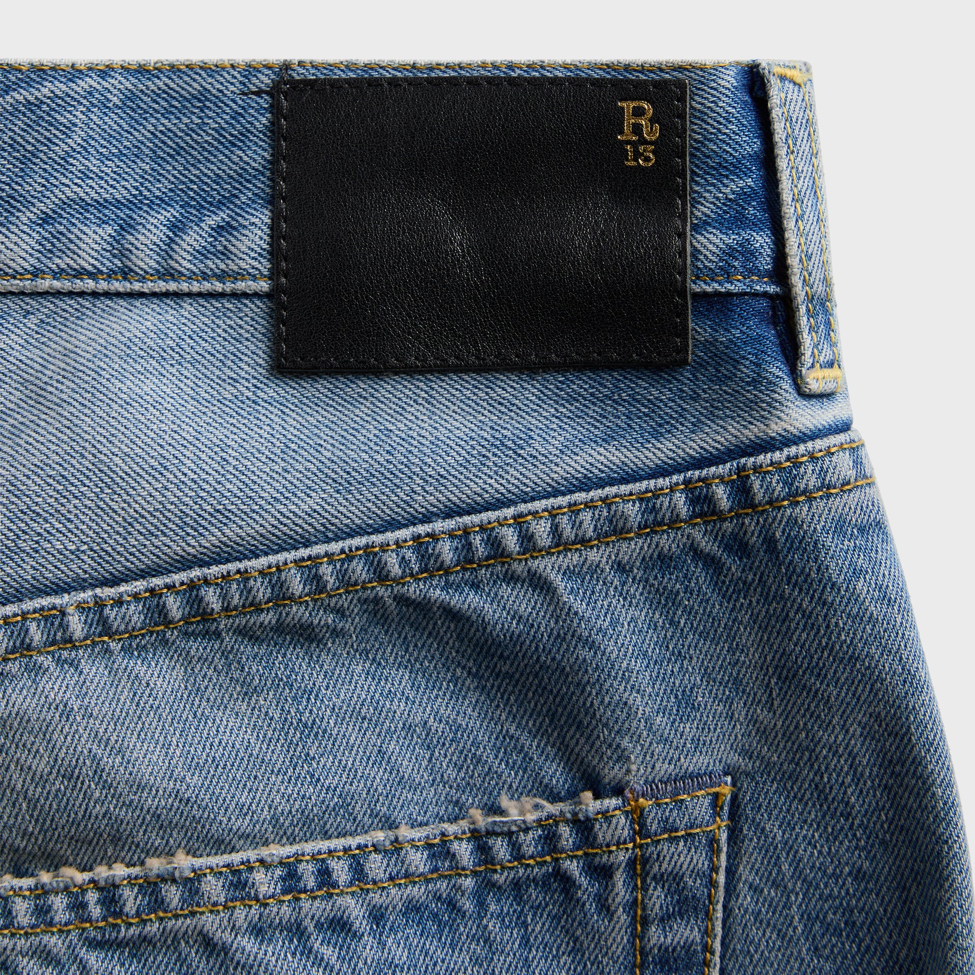 R13 Crossover Jean - Merrin Blue