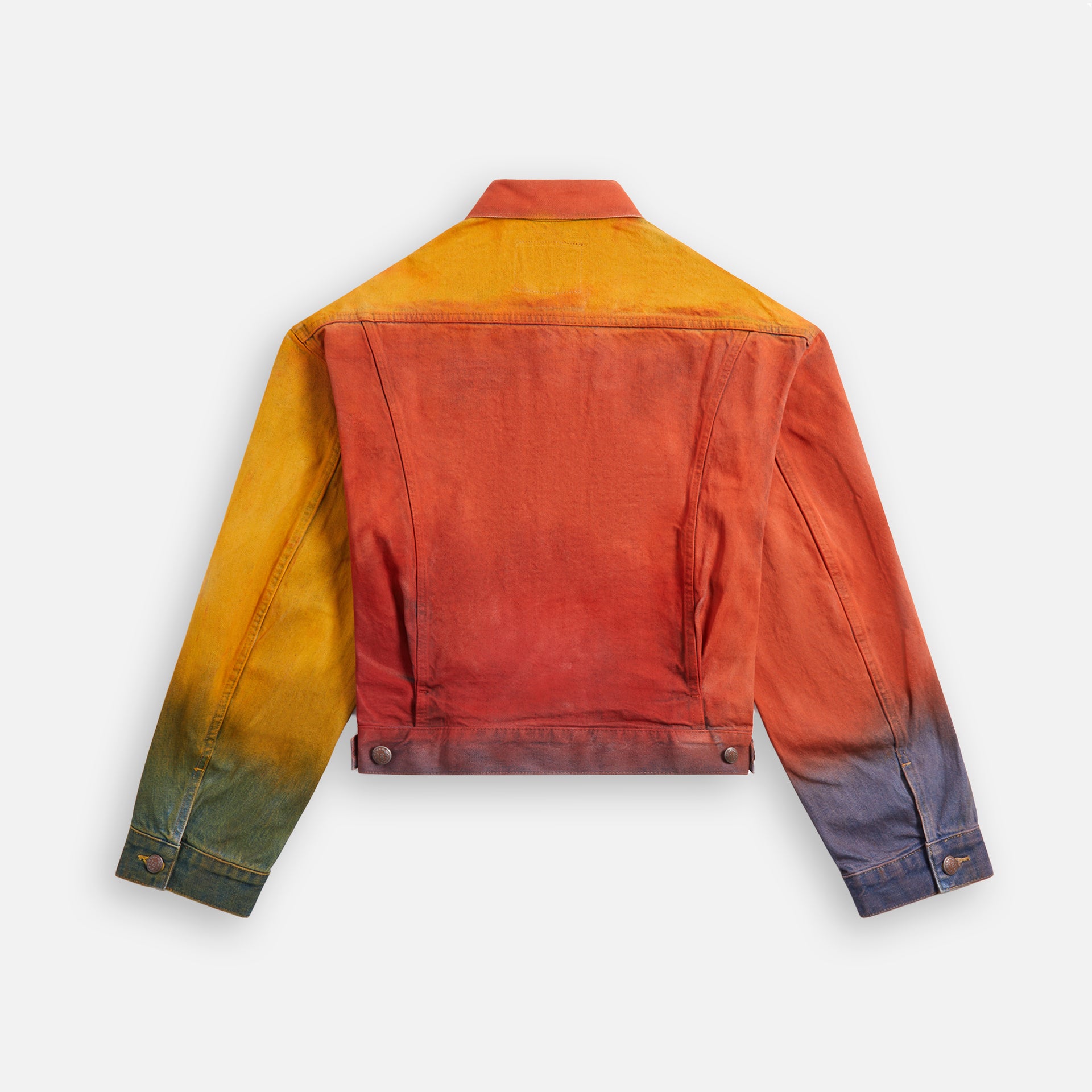 R13 Eli Boxy Trucket Jacket - Multicolor Spray