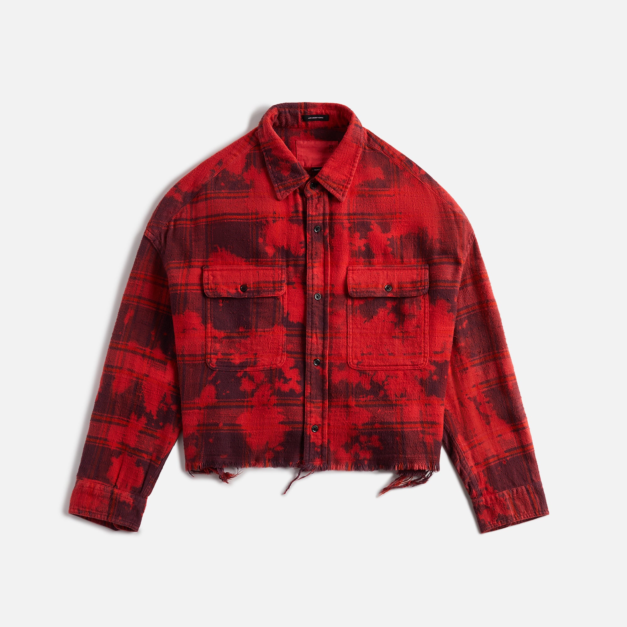 R13 Cropped Workshirt - Dusk Red – Kith