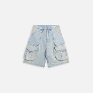 R13 Blue Pocket Denim Shorts