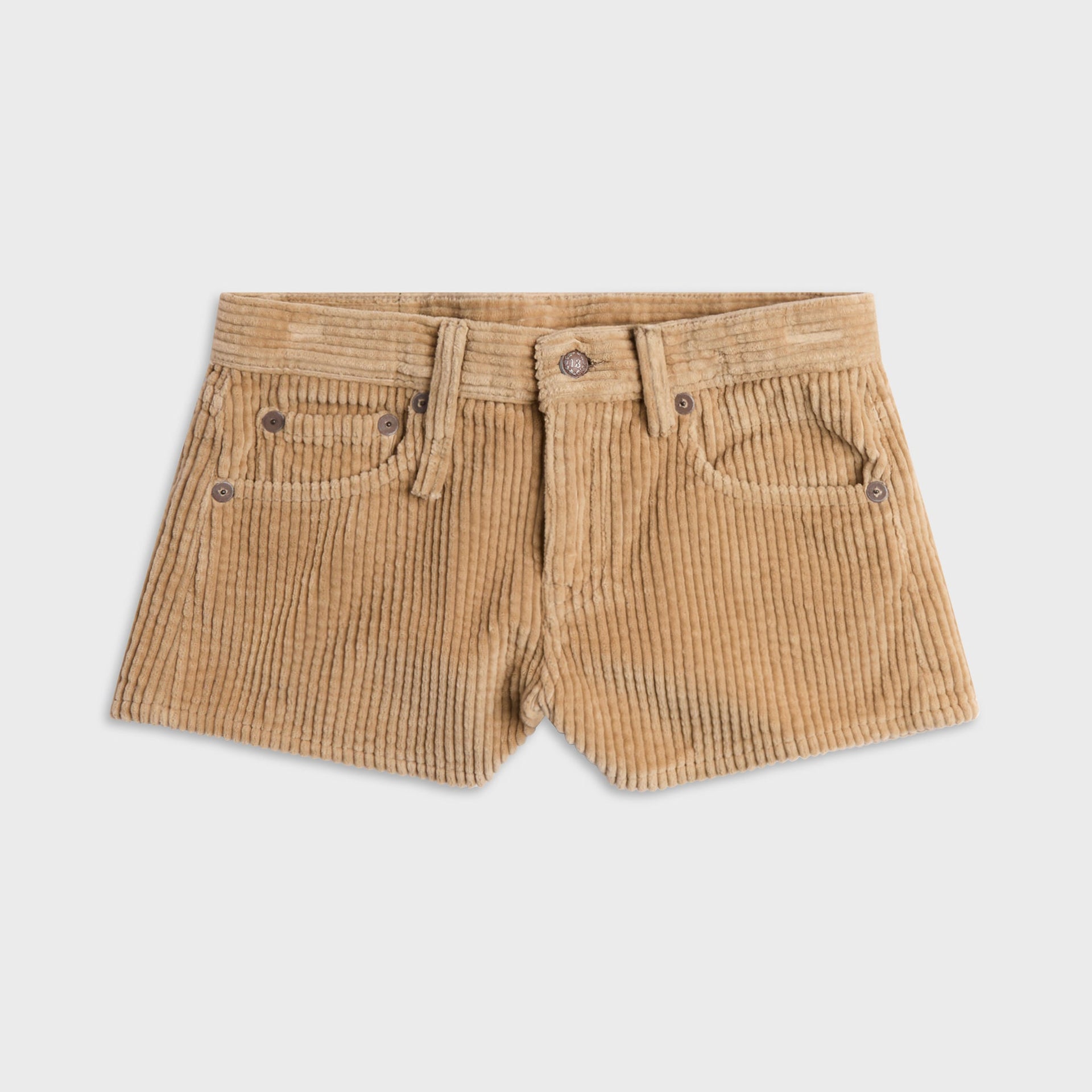 R13 Elfie Short - Light Khaki