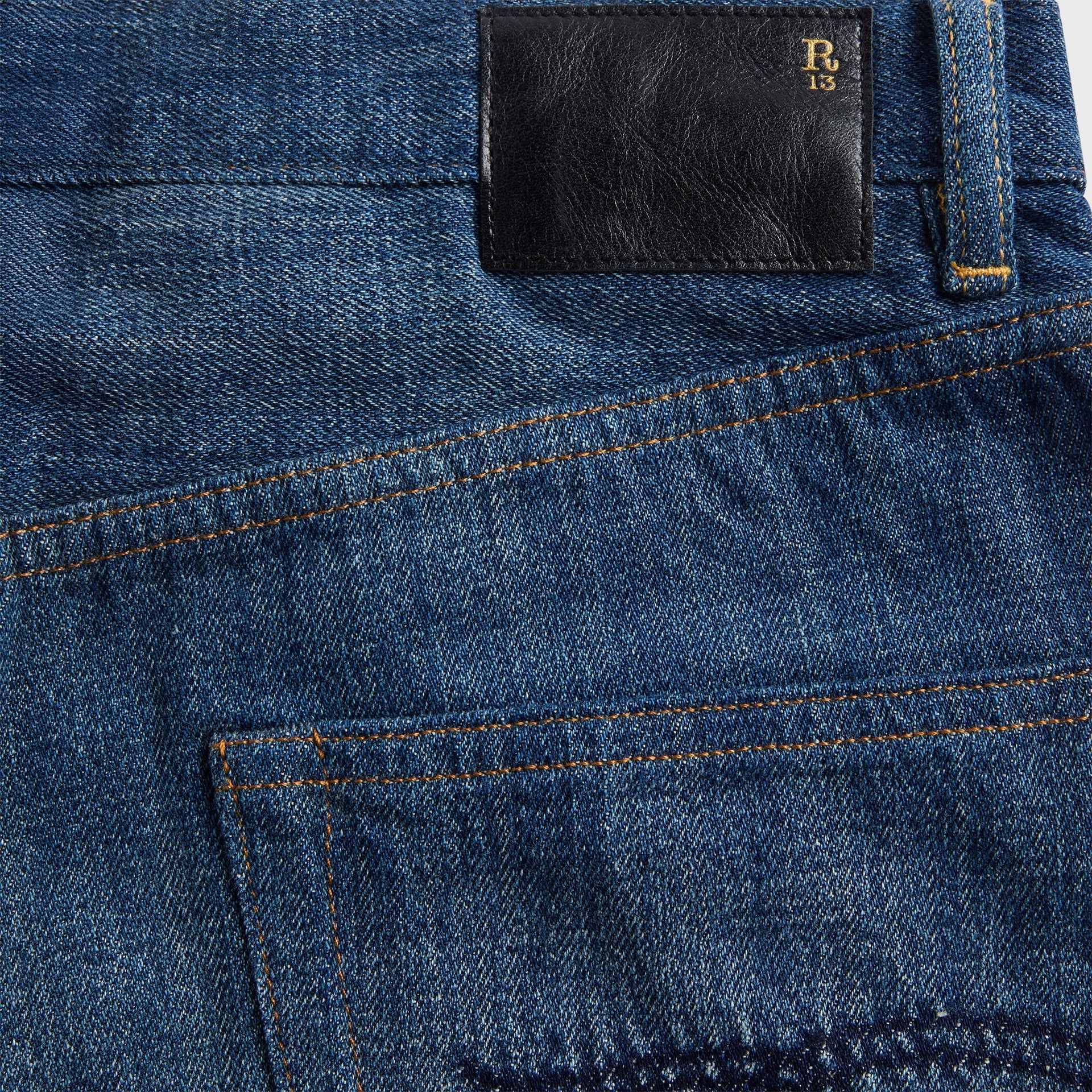 R13 D'arcy Flare - Blue Bandana