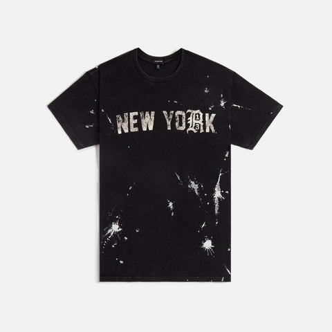 R13 New York Boy Tee - Acid Black