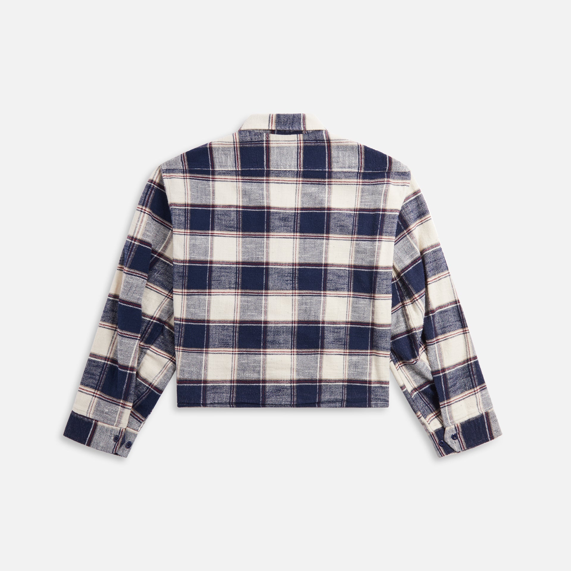 R13 Cropped Multipocket Overshirt - Eru Plaid