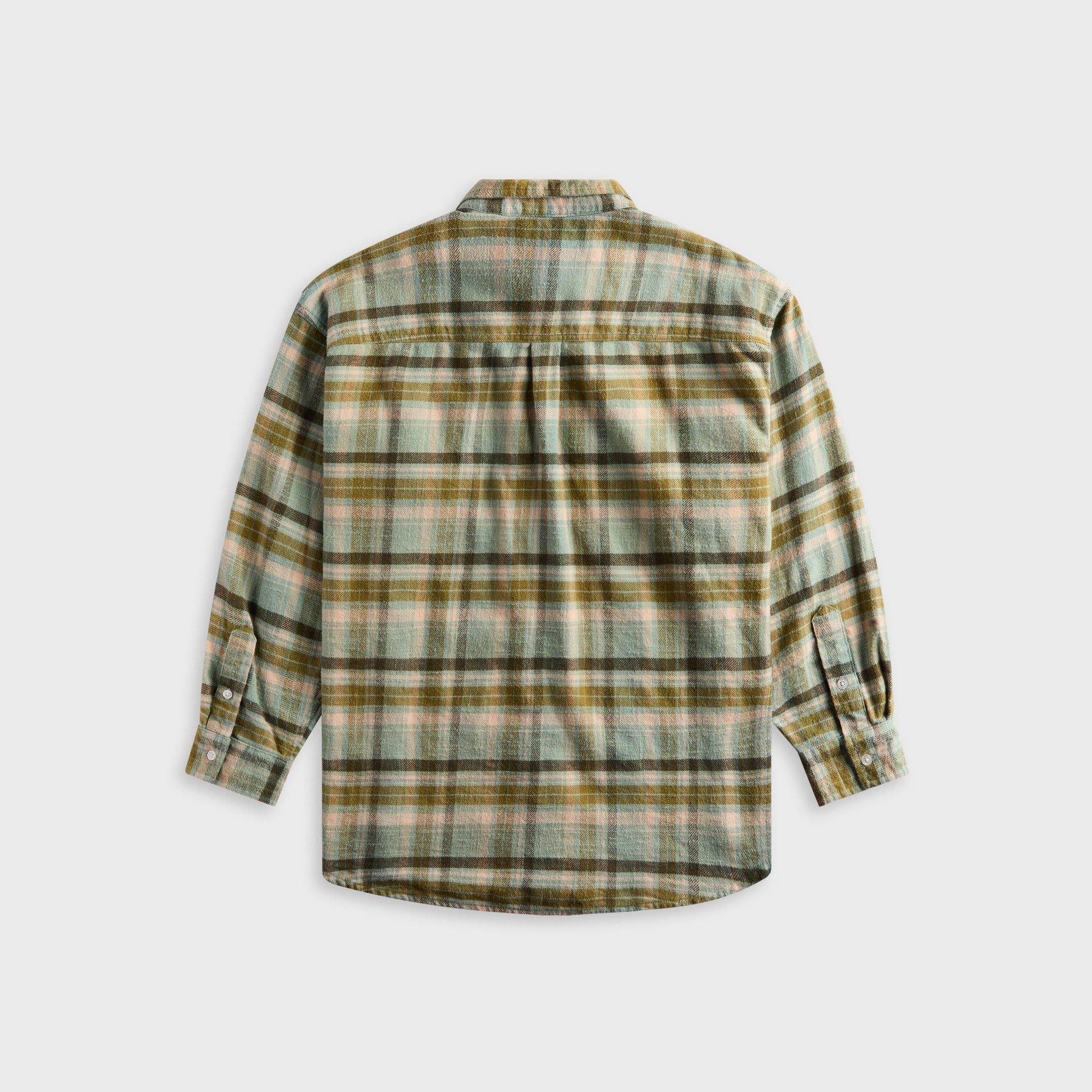 R13 Boyfriend Shirt - Turquoise Plaid
