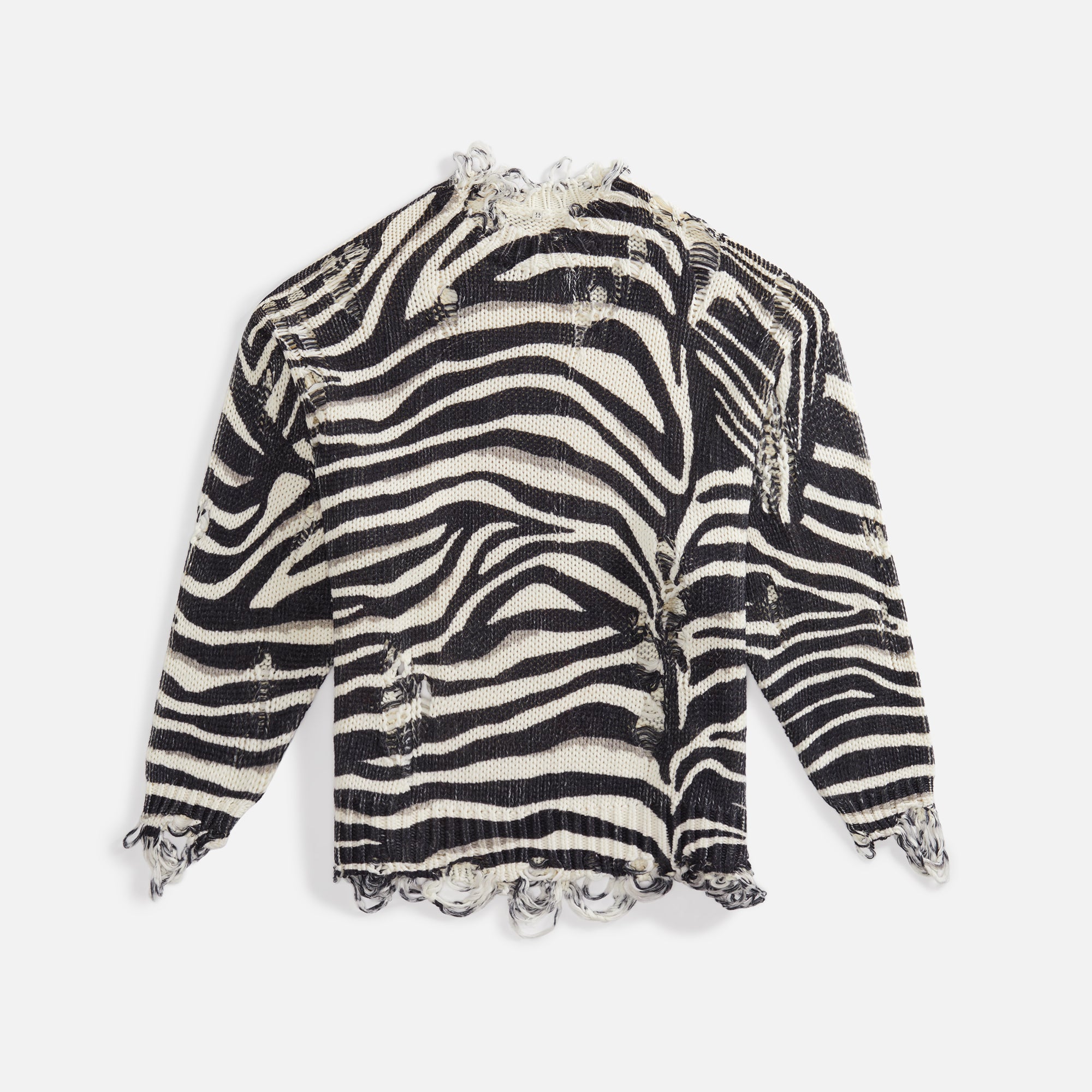 R13 Zebra Oversized Sweater Zebra Kith