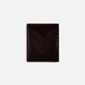 Rick Owens Square CC Holder - Mahogany