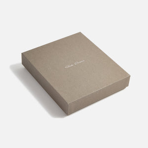 Rick Owens Porta Carte Di Pitone Square Card Holder - Black