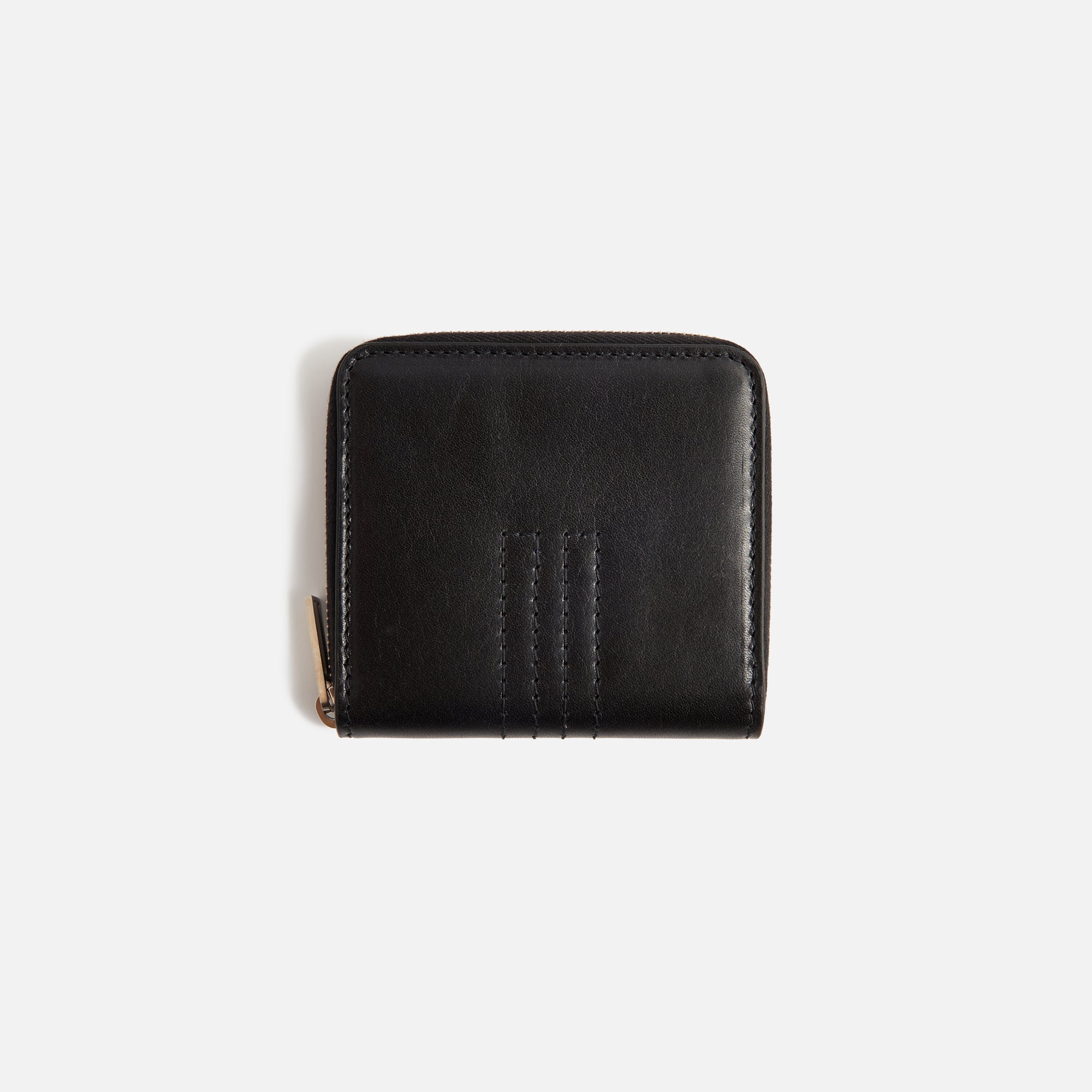 Rick Owens Accessorio In Pelle Zipped Wallet - Black – Kith