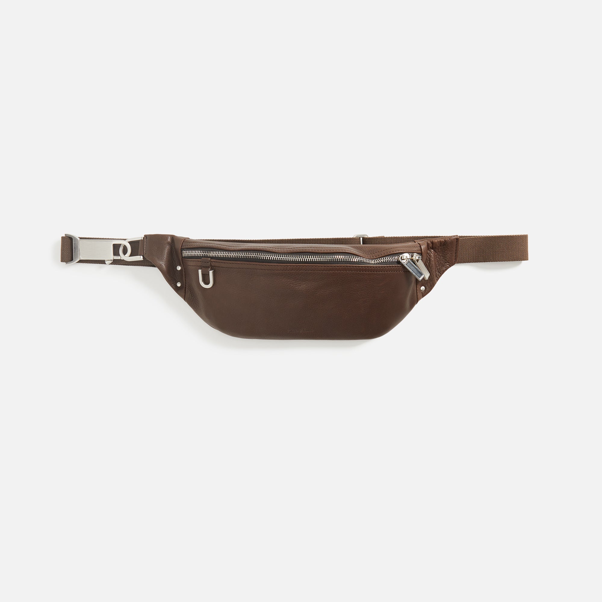 Rick Owens Marsupio In Pelle Geo Bumbag - Brown – Kith