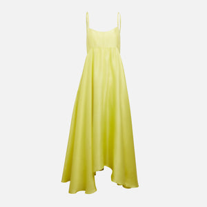Azeeza Rachel Raw Silk Dress - Sun