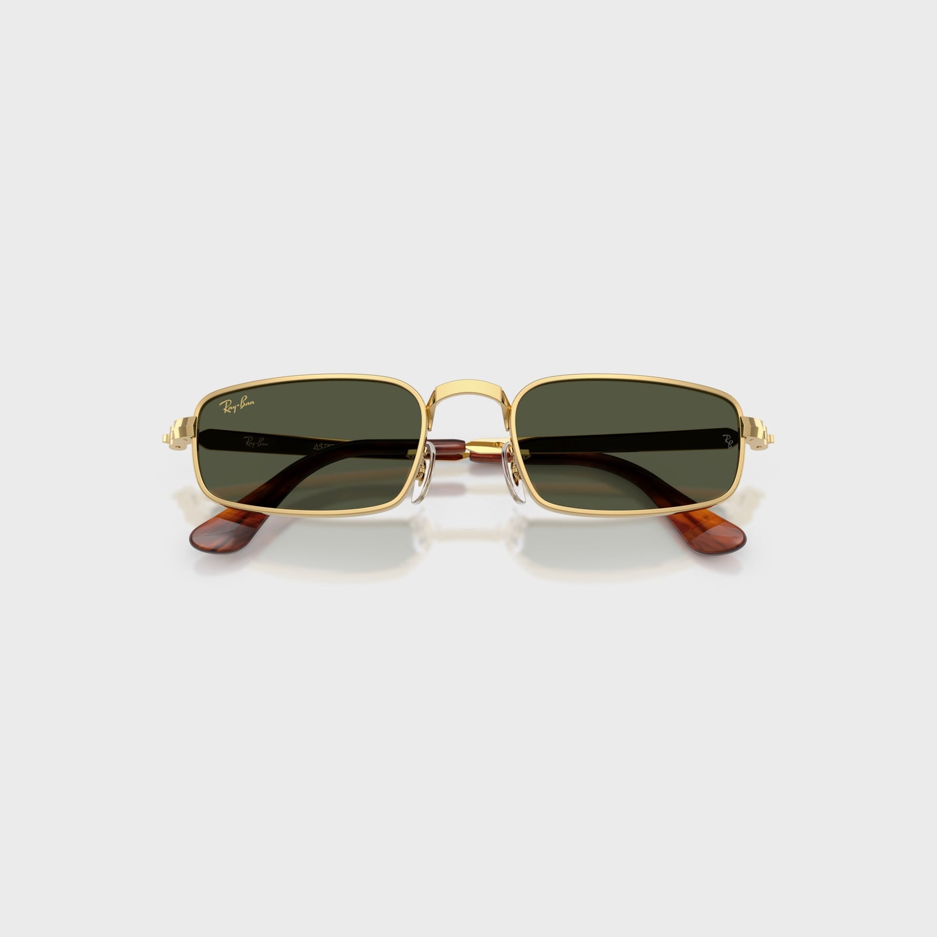 Ray Ban x A$AP ROCKY Bold Metal Sunglasses - Gold / Green