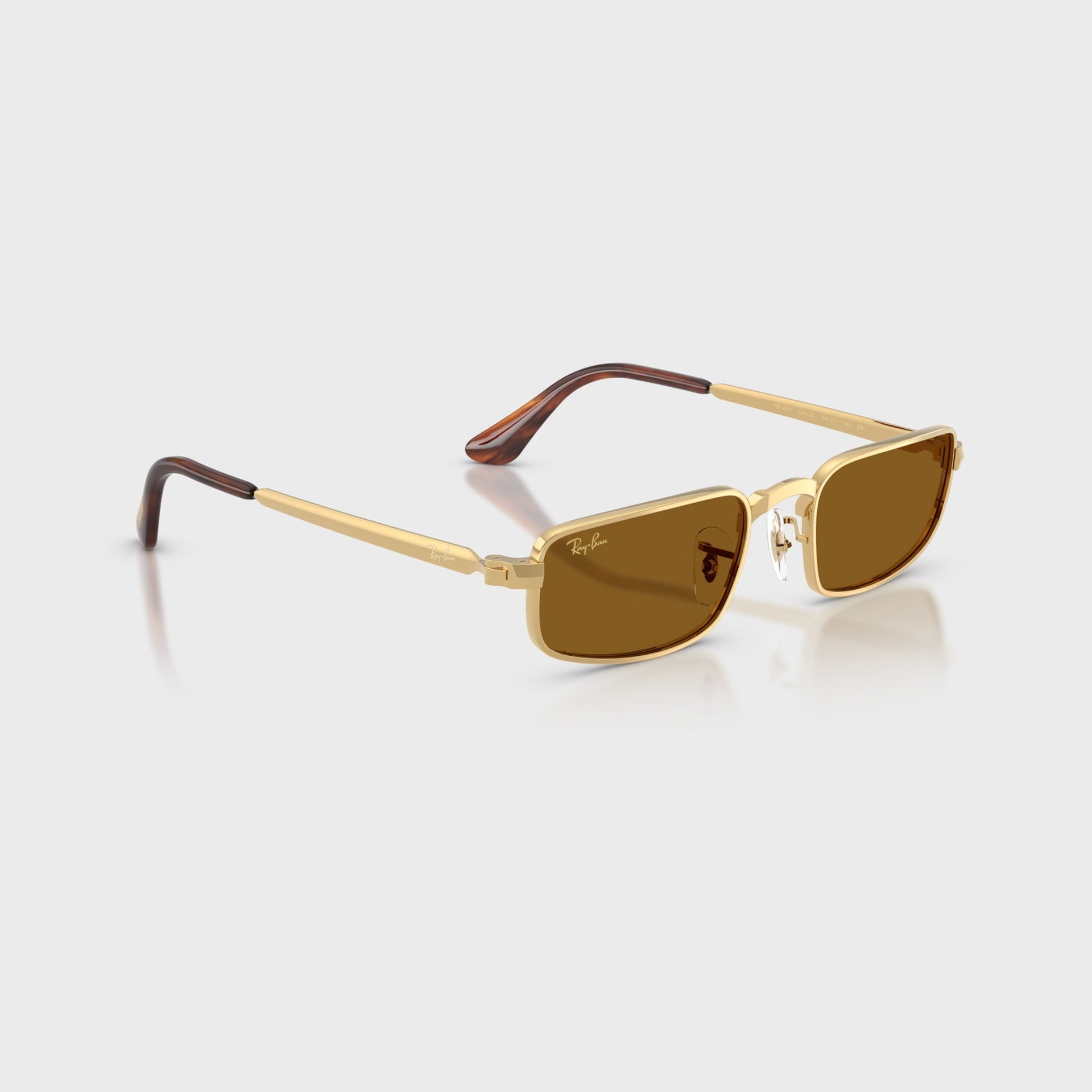 Ray Ban x A$AP ROCKY Bold Metal Sunglasses - Gold / Brown