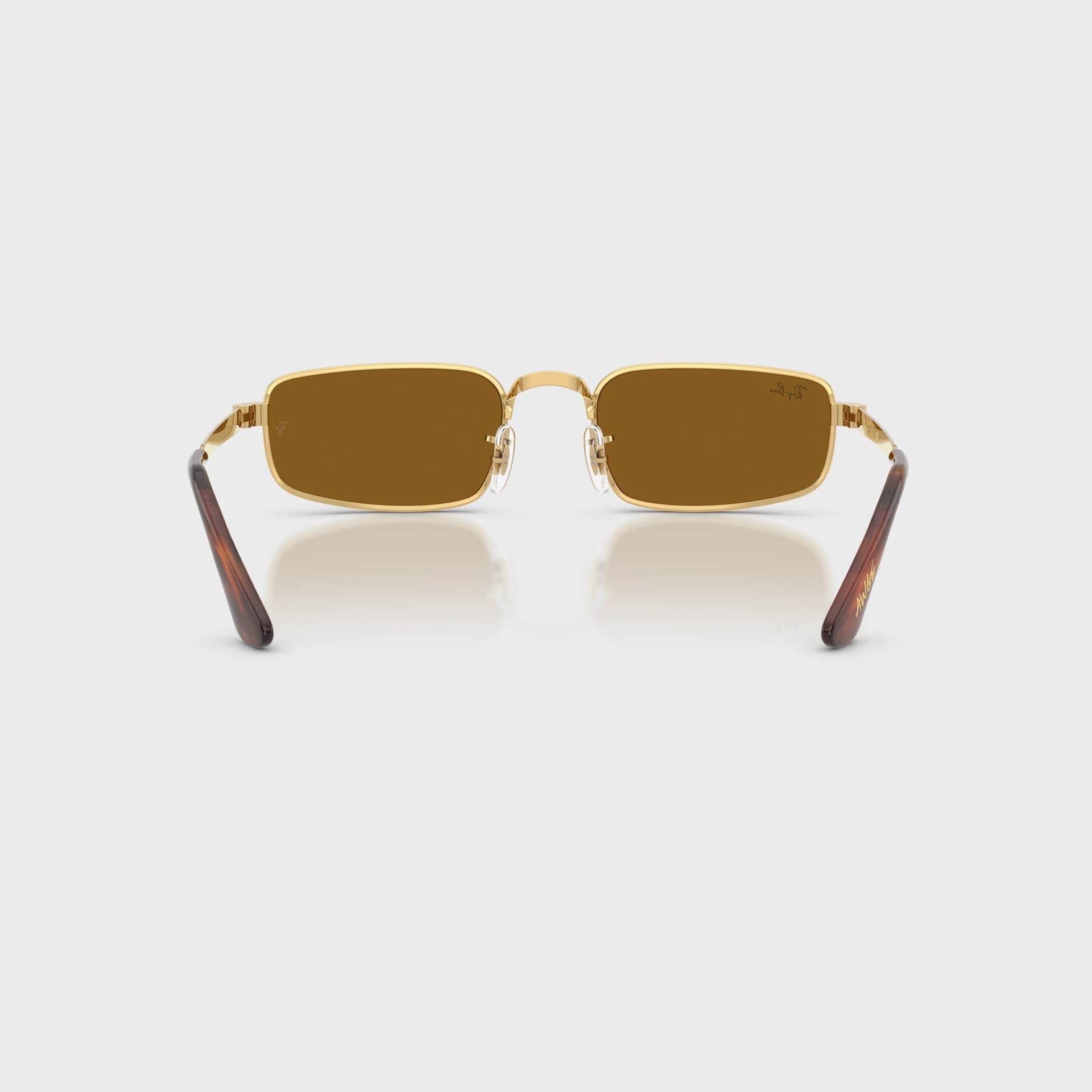 Ray Ban x A$AP ROCKY Bold Metal Sunglasses - Gold / Brown