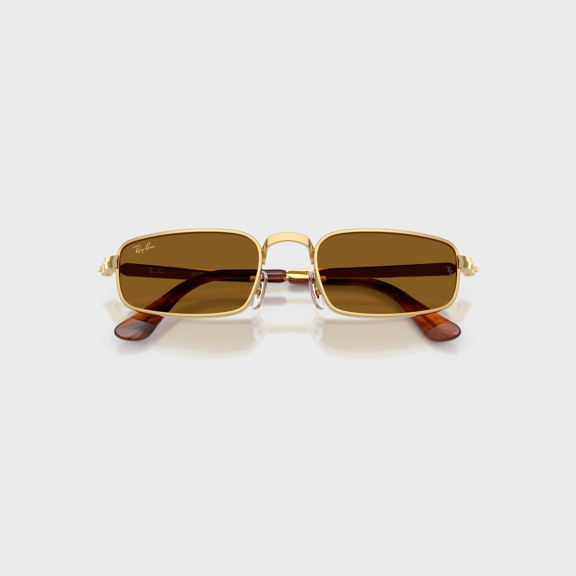 Ray Ban x A$AP ROCKY Bold Metal Sunglasses - Gold / Brown