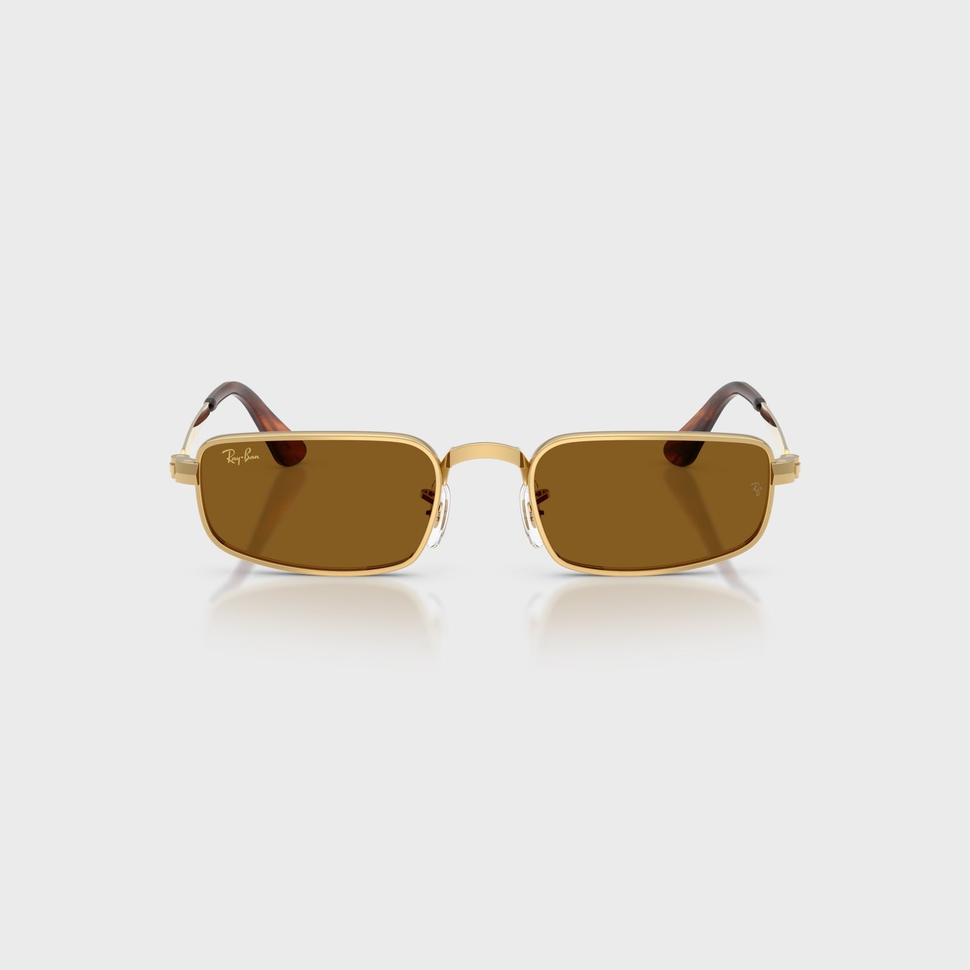 Ray Ban x A$AP ROCKY Bold Metal Sunglasses - Gold / Brown