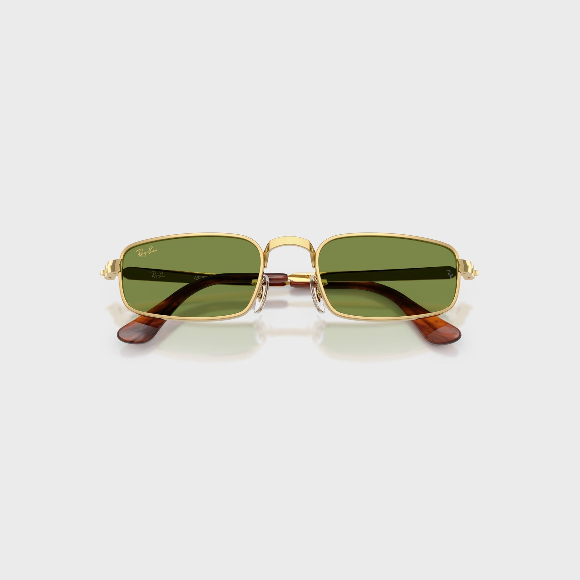 Ray Ban x A$AP ROCKY Bold Metal Sunglasses - Gold / Green