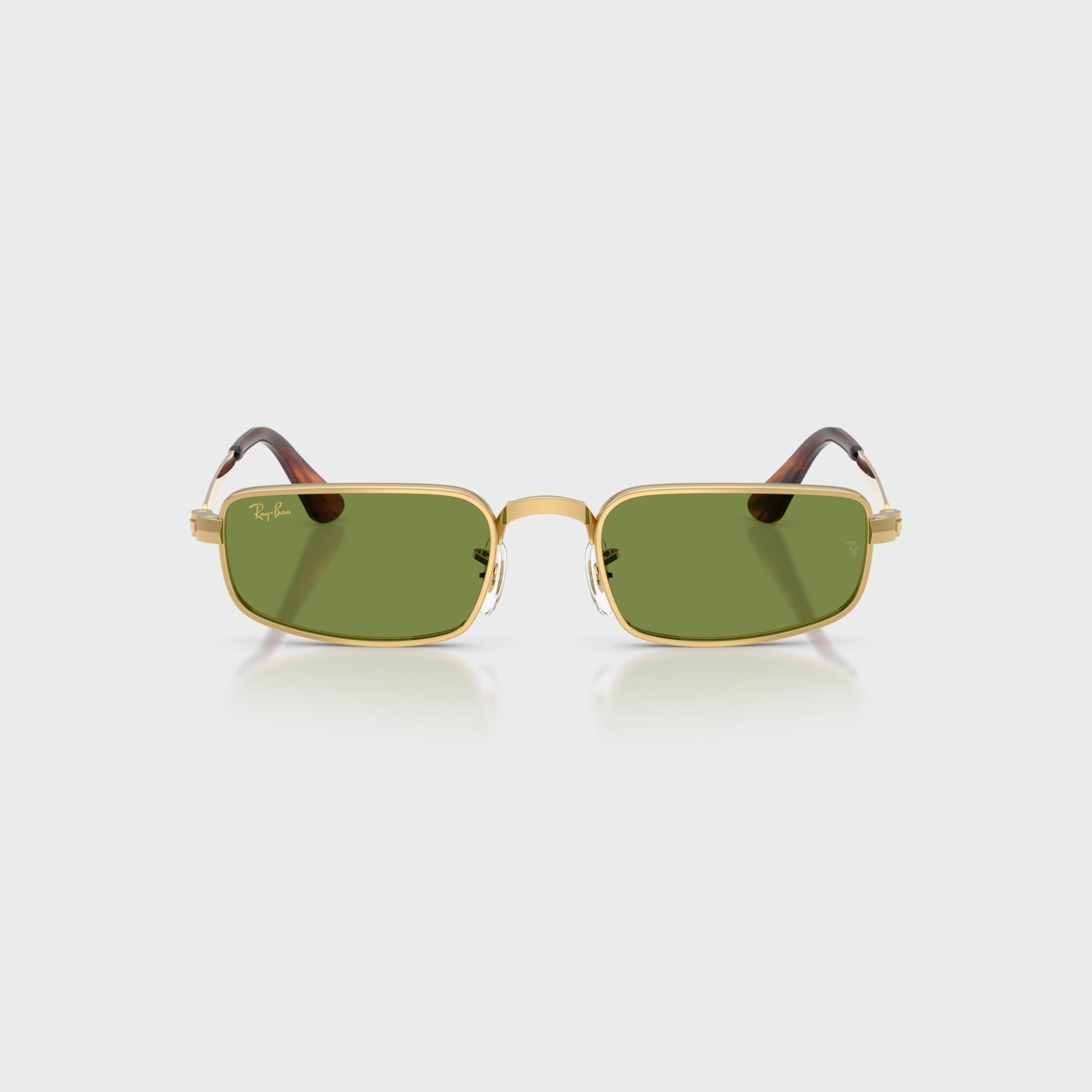 Ray Ban x A$AP ROCKY Bold Metal Sunglasses - Gold / Green